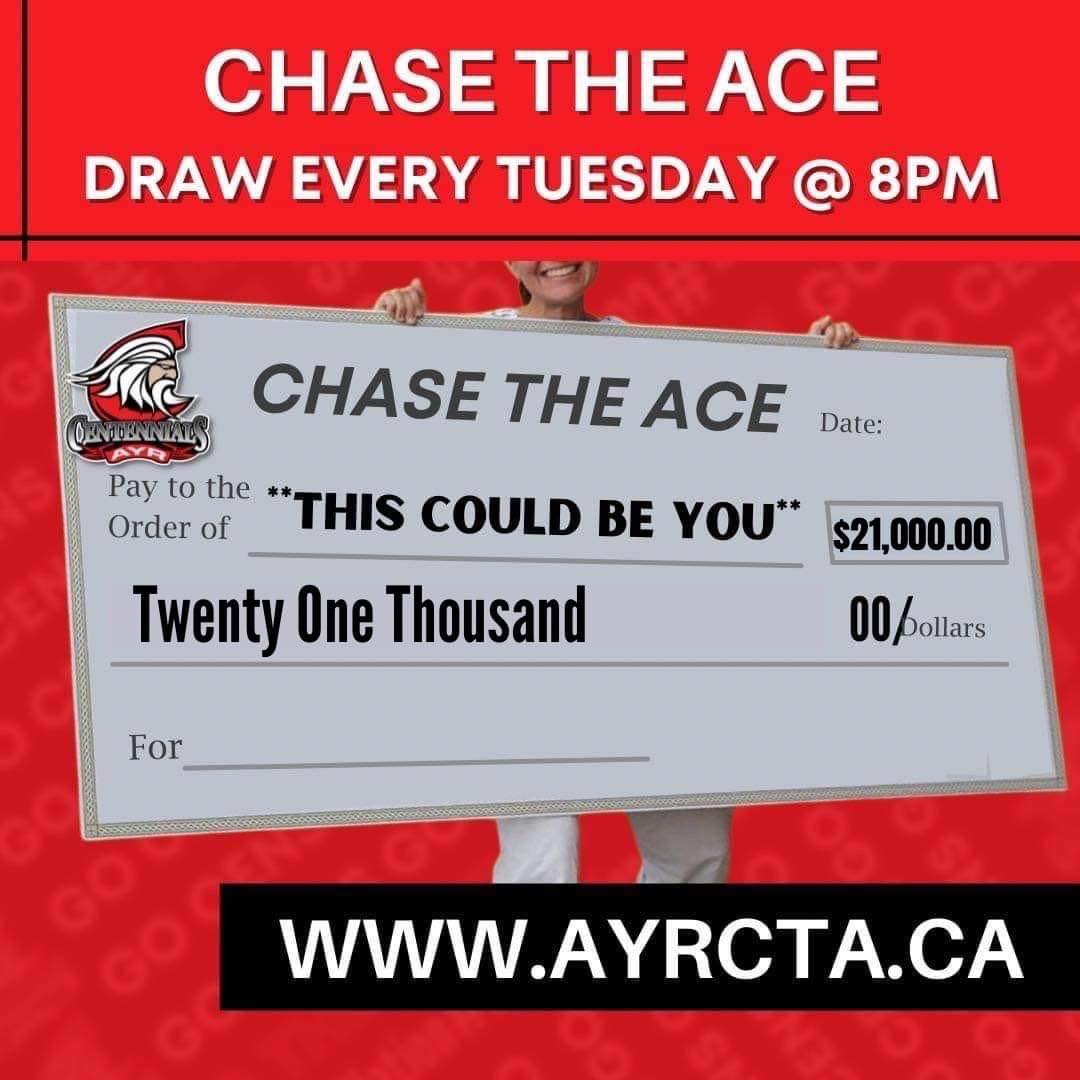 Imagine the feeling of winning BIG with The <a href="/AyrCentennials/">Ayr Centennials</a> !!
Pick your Card , buy your tickets , cross your 🤞🏻
💻ayrcta.ca

<a href="/AyrCentennials/">Ayr Centennials</a> <a href="/jennycharron17/">Jenn Charron</a> <a href="/jeffgrimwood20/">Jeff Grimwood</a> <a href="/IretonJason/">Jason Ireton</a> <a href="/Clancy44K/">KClancy44</a> <a href="/ToddMcFarlane22/">Todd McFarlane</a> <a href="/KatherinemayPR/">Katherine Bennett</a> <a href="/suzannnekelley/">SUZ💫</a> <a href="/SpudsyCW38/">Chris Wright</a>