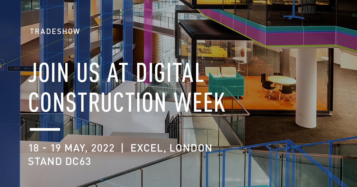 Vectorworks's tweet image. Are you attending @DigiConWeek? Visit stand DC63 to discover #Vectorworks2022, with features like worksheet formula enhancements, direct stair editing, per face texturing and more. REGISTER: bit.ly/3DXb7m4