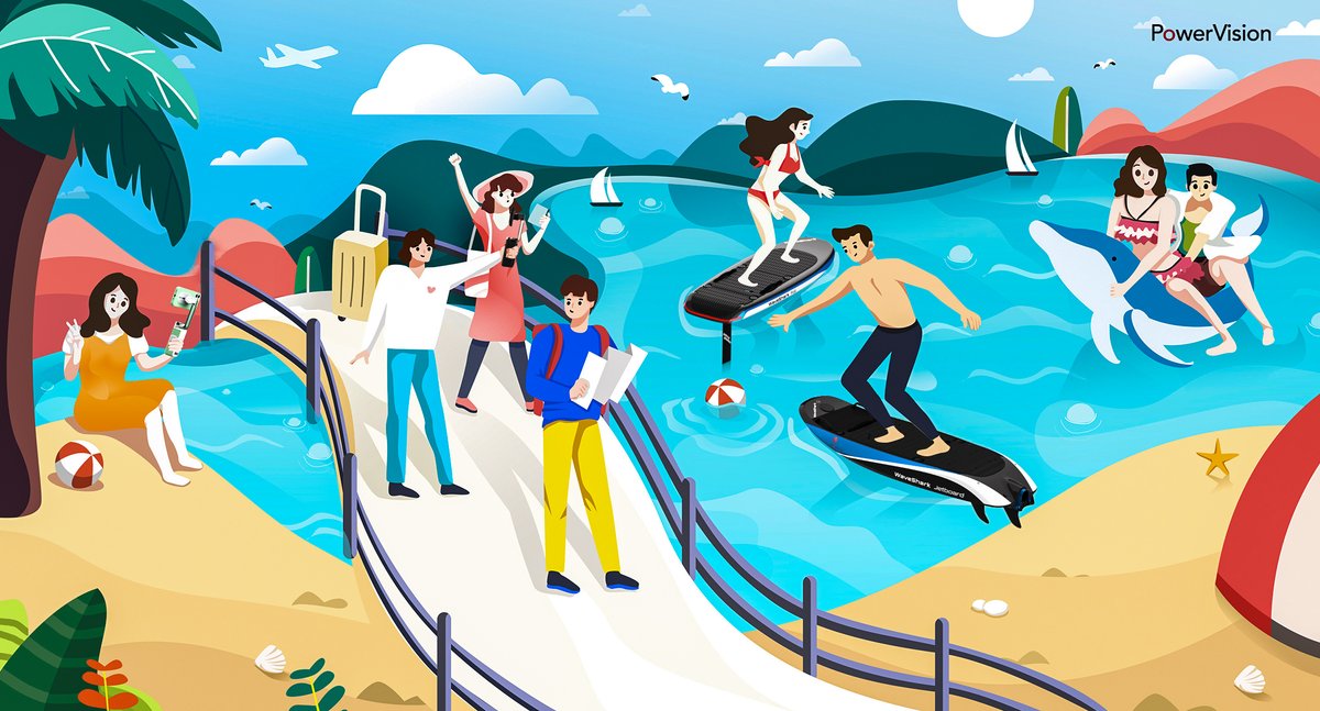 PowerVisionJP's tweet image. 暑いなら🥵
海に行かないの～PowerVision S1でVlogを撮って、#WaveShark に乗ってサーフィンを楽しんでみない？
#Powervision　
#スマホジンバル 
#スマホ用ジンバル 
#Vlog機材　
＃一人旅 
#PowerVisionS1 
#PowerEggX