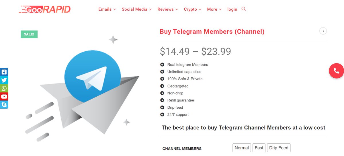 goorapid's tweet photo. Buying Telegram channel Members is simply a means of portraying yourself as legitimate, relevant, popular, and worth checking out, regardless of what you’re doing on Telegram.
#GooRapid #Socialmedia #marketingdigital https://t.co/CFGNYywjOO