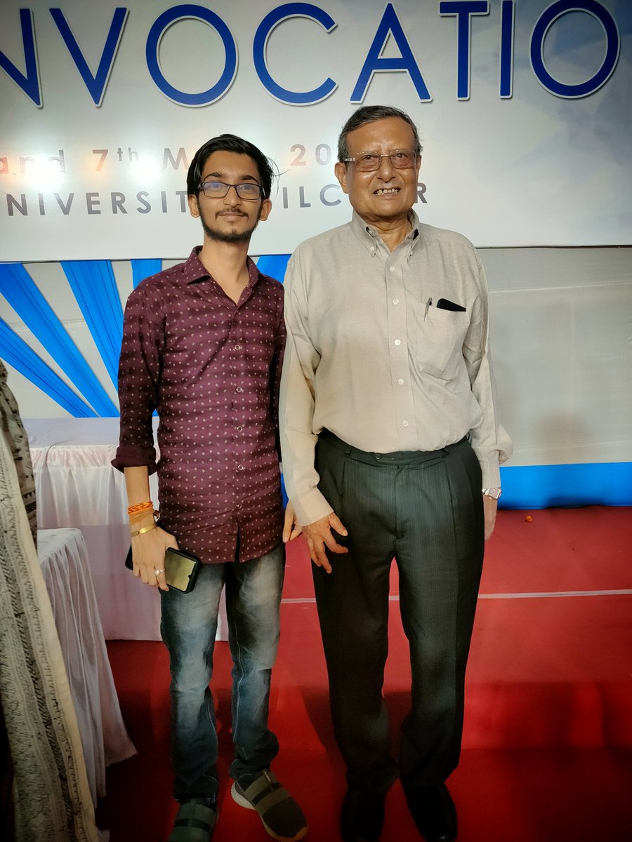 KunaljitOnline's tweet photo. Framed With present Vice Chancellor of Assam University Prof. Rajive Mohan Pant Sir, and former Vice Chancellors Prof. Subhash Chandra Saha sir &amp; Prof. Somnath Dasgupta sir in 19th Convocation of Assam University, Silchar.

#AssamUniversity
#19thConvocation https://t.co/cHOF34x1wf