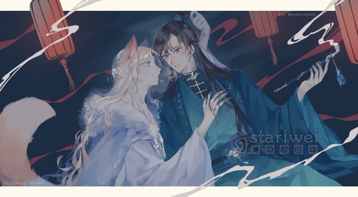 stariwei's tweet photo. 🦊🦚 for @soborobuns
#2haspringdreams #梅梅姜 https://t.co/CGBcpXUxhA