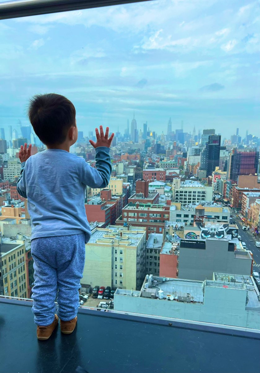DrTamaraKubba's tweet photo. 2 years ago today this little guy made it home…after being born at 23+6 weeks and spending 139 days in hospital. Here he is, 2 weeks ago, looking out at Manhattan…thank you to those who cared for him @dolphinwardGOSH @GreatOrmondSt @uclh #NICU #FIcare #mightyapollo #nicuwarrior https://t.co/jNc4jHCwNX