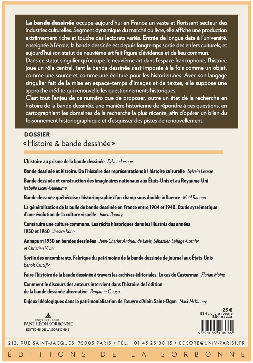 sylvain_lesage's tweet photo. On y retrouve des articles de @BenoitCrucifix, @AnnArmadillo, Jessica Kohn, @FlorianMne, @Phylacterium, @MaelRannou, Margot Renard. 
Jean-Charles Andrieu de Lévis, qui adapte en BD une recherche de C. Vivier et @SebLAFFAGE, signe aussi la super couverture du numéro. La TDM : https://t.co/L1zQUs59Zi