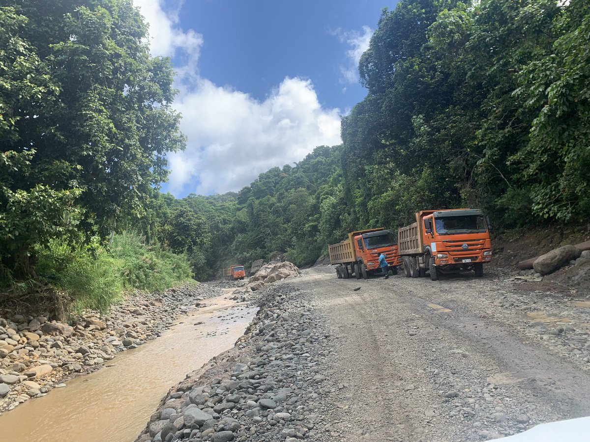 _DanielFranks's tweet photo. We drove for more than a kilometre up through the mined river channel. They plan to mine for a further two kilometres upstream. https://t.co/EwfcIqaKep