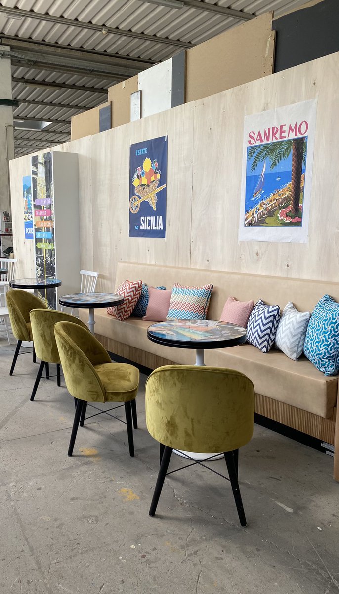 Giacopazzis's tweet photo. Here's a first look at how our new ice cream parlour is taking shape in Italy ready to be installed in Harbour Road in the coming weeks!  We are so excited to share some of the concept, design and colours with you in the lead up to the opening of Giacopazzi's Gelato... https://t.co/RpmdxzOmke