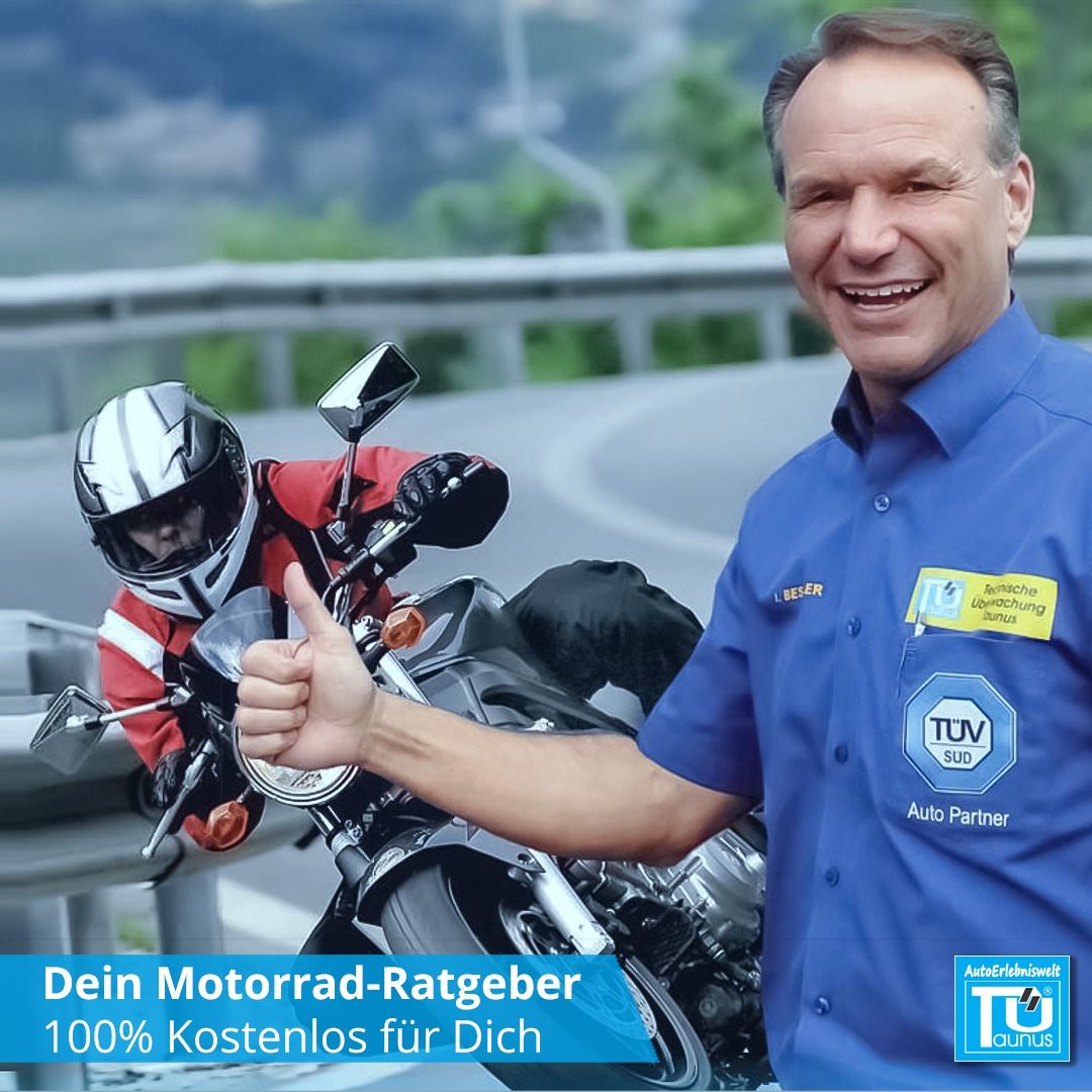 Lieber AutoErlebniswelt Freund,
hier unsere besten Motorrad-Tipps in einem kostenlosen E-Book für Dich.

DEIN MOTORRAD-RATGEBER Im Wert von € 17,99 für kurze Zeit 100% KOSTENLOS
klicke hier👉 autoerlebniswelt-motorrad-ratgeber.de
<a href="/TueTaunus/">TÜ TAUNUS</a>