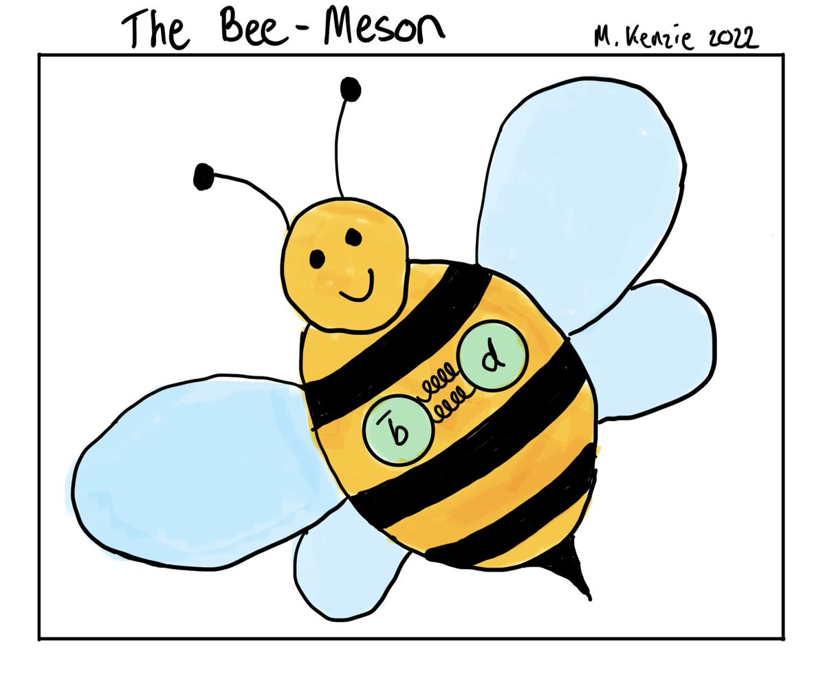 Cartoon time. The Bee-Meson. Also known as the Bzzzzero.