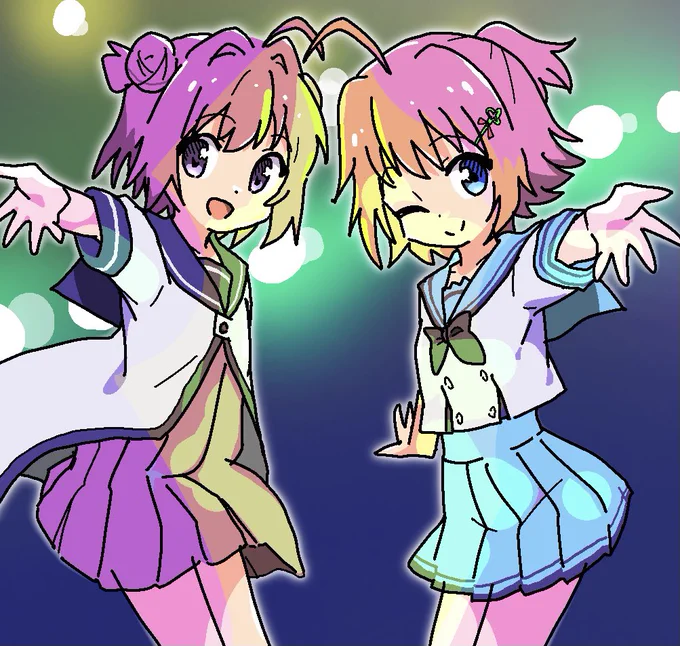 リステップ とゆるゆりって以前コラボしてたんですね。またやってくれ〜、という期待を込めてあかりちゃん&amp;舞菜ちゃん(どちらもアニメの続編にも期待) 