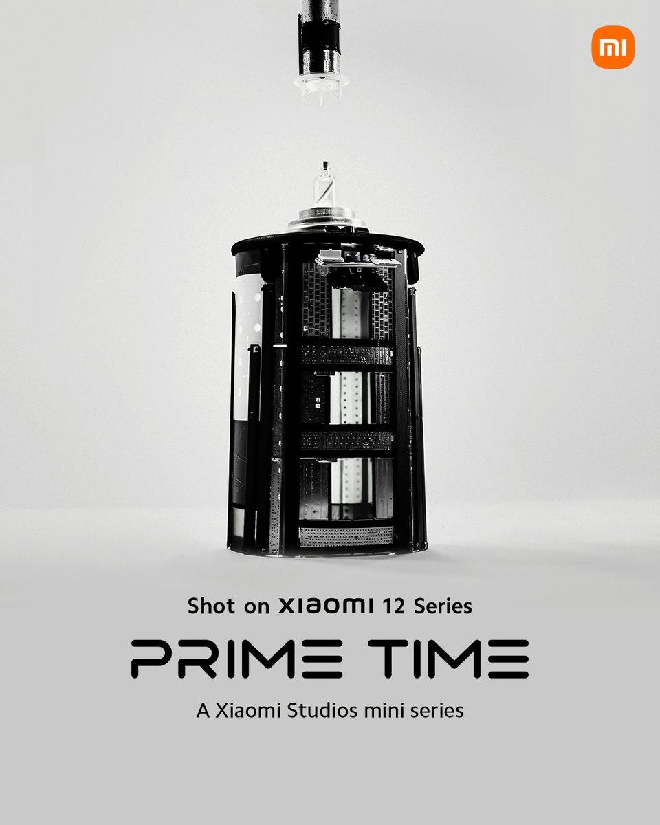 Xiaomi's tweet photo. #PrimeTime built a Mercury Machine that can rewrite your past? 🕰️

Learn more about this groundbreaking new technology tomorrow. Shot on the #Xiaomi12Series. https://t.co/l3Sc7OMsfi