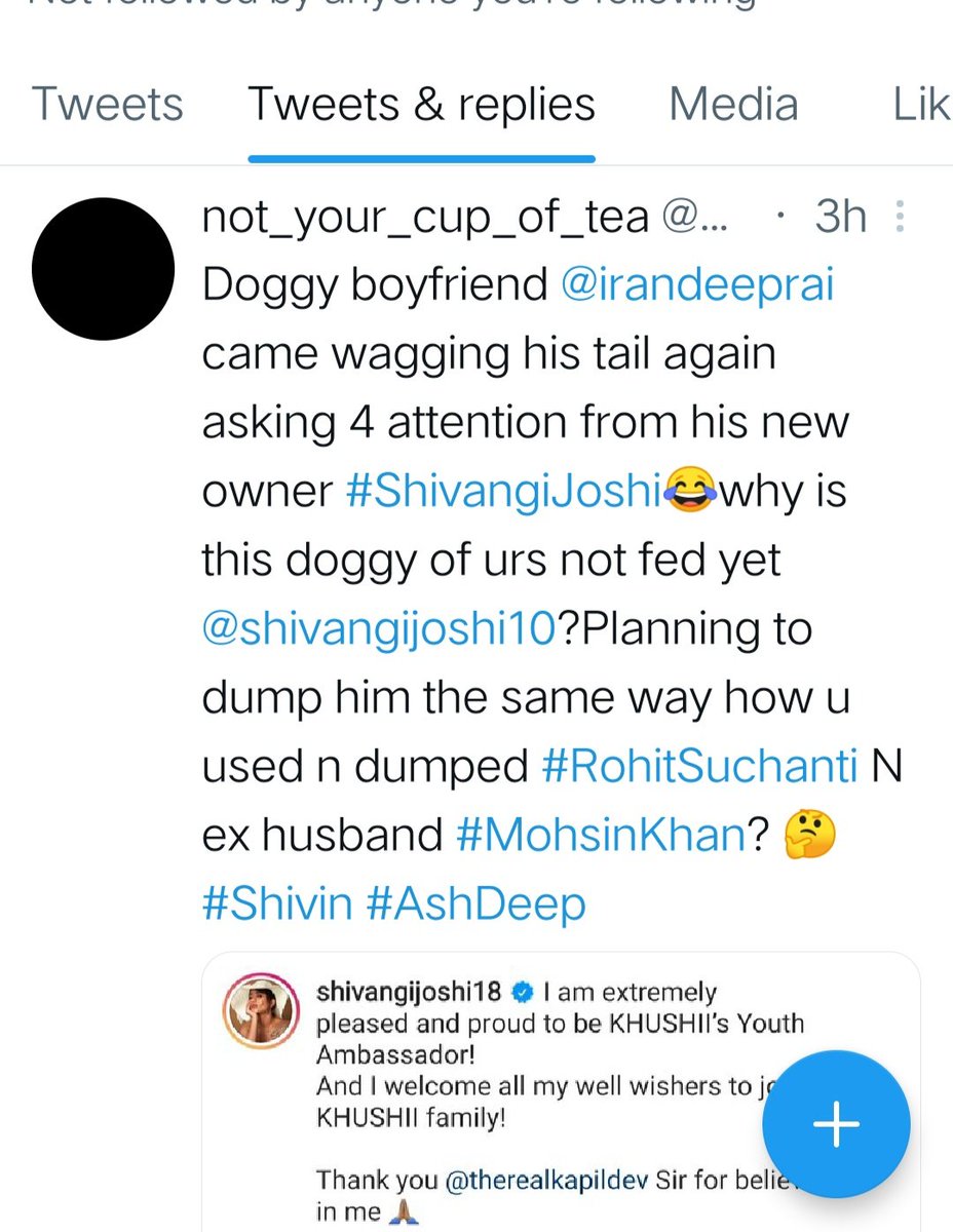 AshliDev's tweet photo. Please @shubhamcybrxprt @MumbaiPolice  please check this fake bully account..This account is continuously bashing and harassing people and celebrities.. Please check her abusive tweets and take action against this account
@TeamSaath @Cyberdost  @IndianCyberArmy👇
@rashi68616457 https://t.co/2fd2egL99U