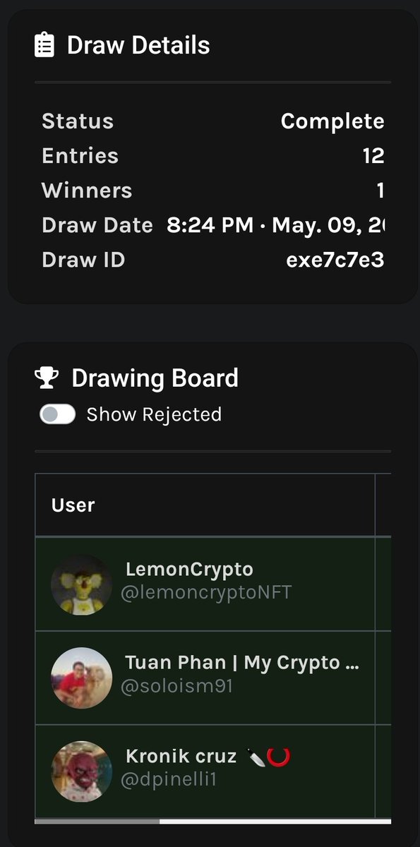 _NFTWatch_'s tweet photo. AND the Winners are 🥁🥁🥁🪘..

@lemoncryptoNFT 
@soloism91 
@dpinelli1 

Please DM us your wallet addy for your @FantomAnimals WL spot.  

#FTM https://t.co/xm9F4HjDdX