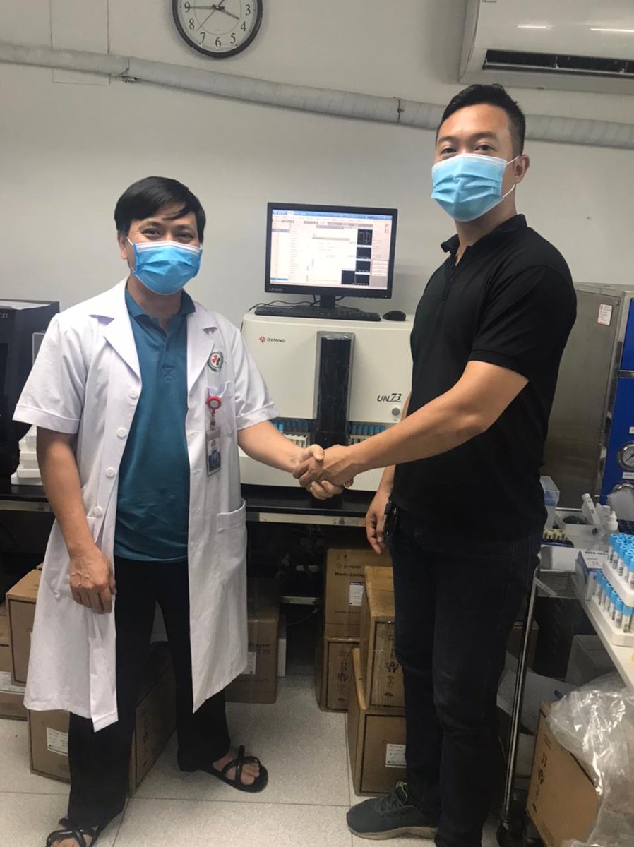 DymindBiotech's tweet photo. Dymind UN73 is put into use in Hanoi, Vietnam.
☑️The world's first 3-Part &amp; 5-Part Combined Auto Hematology Analyzer ☑️3-Part up to 90 tests per hour and 5-Part up to 80 tests per hour ☑️Sample aspiration: 9μL for 3-Part, 20μL for 5-Part
#Dymind #IVD #UN73 #hematology #usercase https://t.co/bPHVOoZBDO