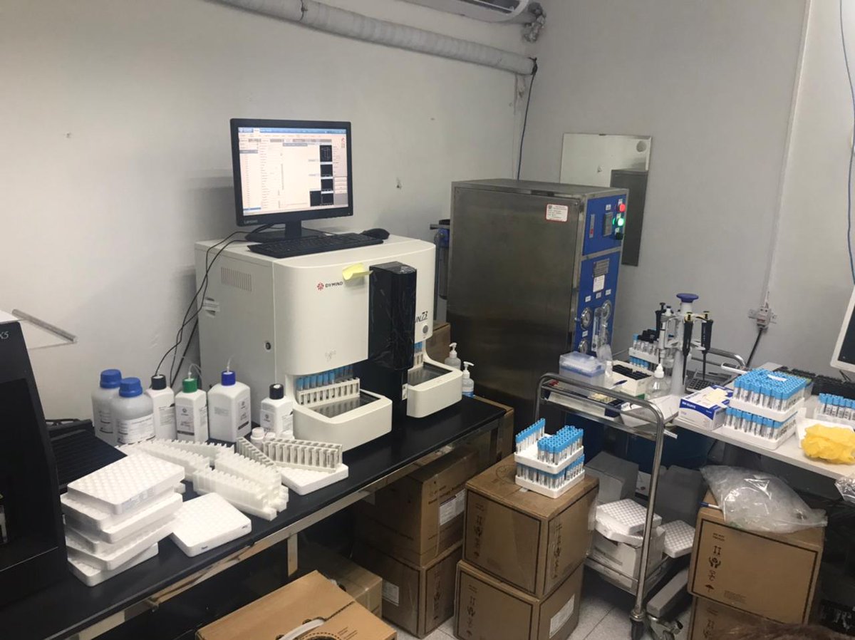 DymindBiotech's tweet photo. Dymind UN73 is put into use in Hanoi, Vietnam.
☑️The world's first 3-Part &amp; 5-Part Combined Auto Hematology Analyzer ☑️3-Part up to 90 tests per hour and 5-Part up to 80 tests per hour ☑️Sample aspiration: 9μL for 3-Part, 20μL for 5-Part
#Dymind #IVD #UN73 #hematology #usercase https://t.co/bPHVOoZBDO