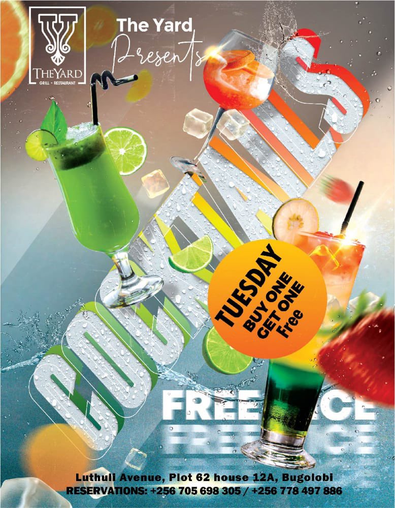 TheYard_Kla's tweet photo. Survived the Monday blues? Let’s toast to some cocktails today! Come to #TheYard and enjoy the soothing taste of the best cocktails in town! Buy one and get one free for a friend!
#CocktailTuesday 
#TheYardExperience https://t.co/eW9jSTzfJ5