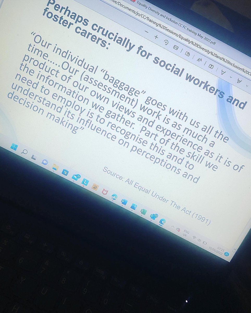 JoannaChameleon's tweet photo. Todayβs session will be insightful, reflective and liberating.
Even βdifficultβ subjects can be embraced from this perspective.
#care #coresubject #edi #belonging #fostering #socialwork https://t.co/OObVbe0c68