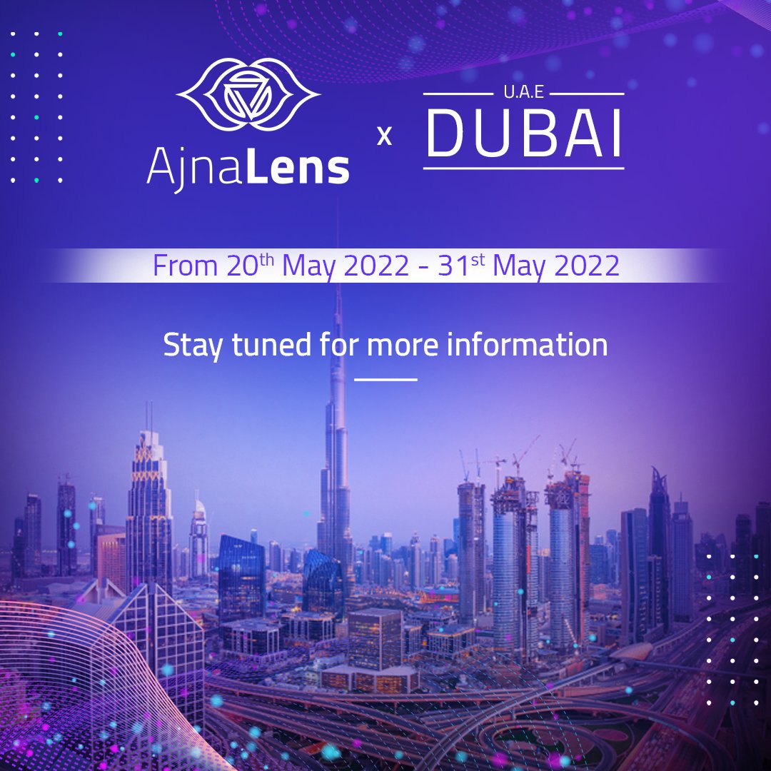 ajnalens's tweet photo. #AjnaLens is coming to #Dubai!!!

Opening doors for AR and VR collaborations, we are all set to meet and greet tech-first companies willing to take a leap and adopt cutting edge technology. 

Seize the opportunity to open up newer avenues for your business. https://t.co/ksW0a3tw8I