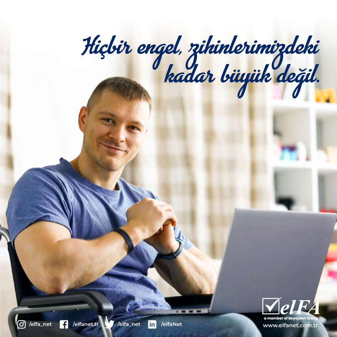elfa_net's tweet photo. Hiçbir engel, zihinlerimizdeki kadar büyük değil. 

Farkındalığımızın arttığı günler dileğiyle.

#EngellilerHaftası https://t.co/cERTiljHs6