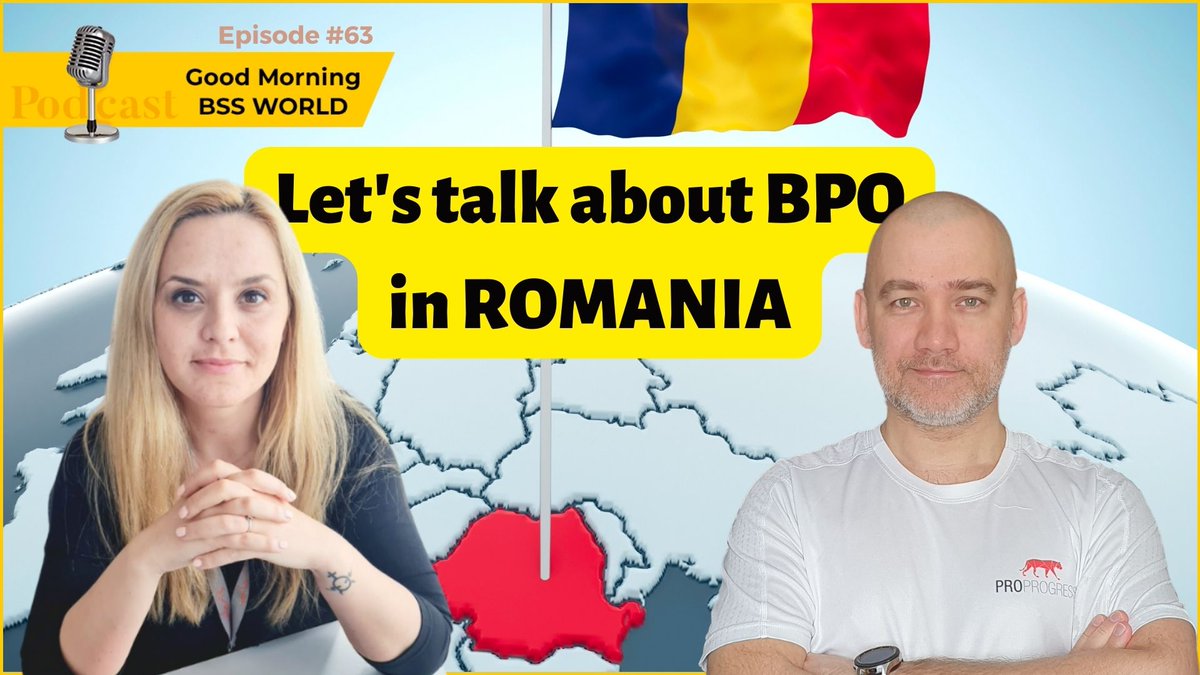drwiktor's tweet image. Hello, Hello!
Today I have for you a brand new 63rd episode of Good Morning BSS World #podcast

Today I take you to #Romania

My special guest is Alexandra Fus from #Valoris 

Audio and video available at bit.ly/3spF0GR 

#BPO #interview #businesstalk #BPOdestinations