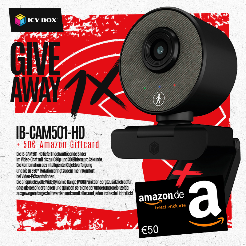 senthexgg's tweet photo. #GIVEAWAY
You can win a @icyboxofficial IB-CAM501 with autotracking + 50€ Amazon Giftcard.
What do you have to do for this:
🔴Follow @icyboxofficial & @senthexgg
🔴Retweet
🔴Link 2 Friends who need a new Cam.
#raffle #gewinnspiel #verlosung #icybox
End 24.5.2022 12 CET https://t.co/zDWBLNZbL7