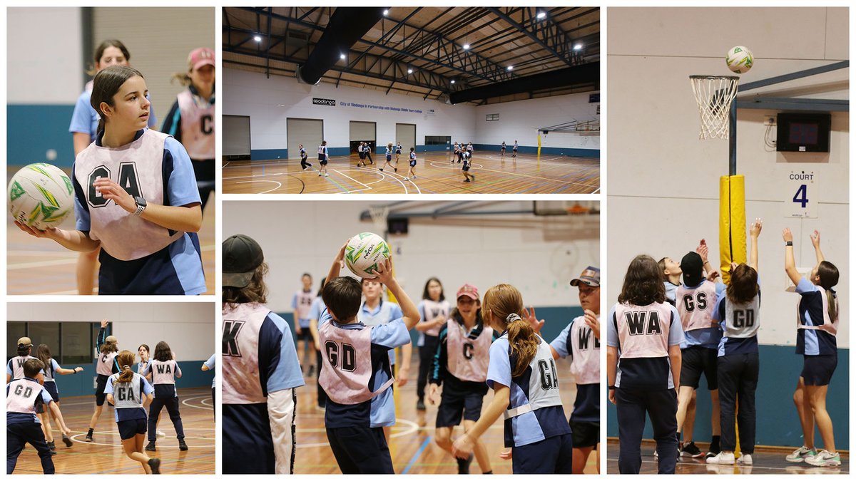 PE classes at Felltimber hit the courts this afternoon for a game of Netball #GottaBeAtWMYC