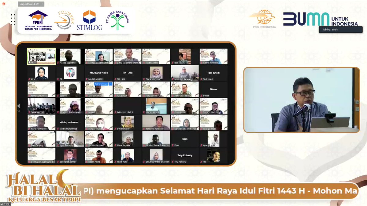Admission_ULBI's tweet photo. Halal Bi Halal YPBPI, POLTEKPOS, STIMLOG, & PYE
Bersama KH. Dr. Aam Amiruddin, MSi.
#YPBPI
#POLTEKPOS
#STIMLOG https://t.co/fh1fLCVn50