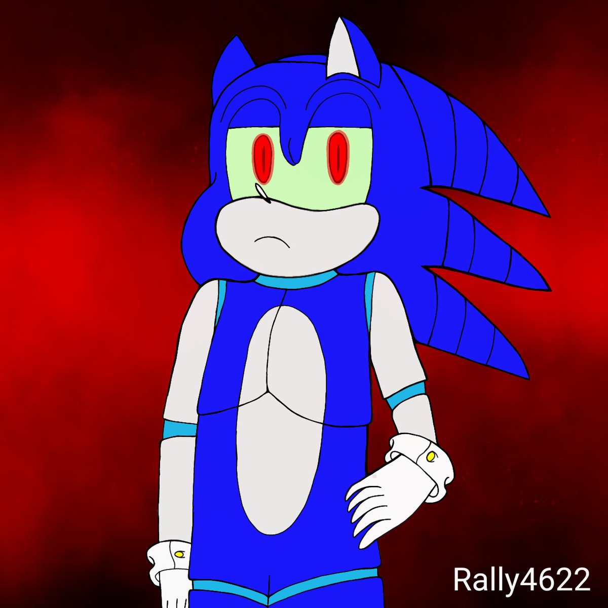 rally4622's tweet photo. Just draw for my Au sonic ^^✍
Is cyborg sonic Robo
Sonic the hedgehog robot 🦔🌀💨🤖
/ and hope you guys like it ^^ 
#sonicfanart #SONIC #SonicTheHedgehog #sega #sonicau #au #Characterau #robot #art https://t.co/Nc5np6LkSK