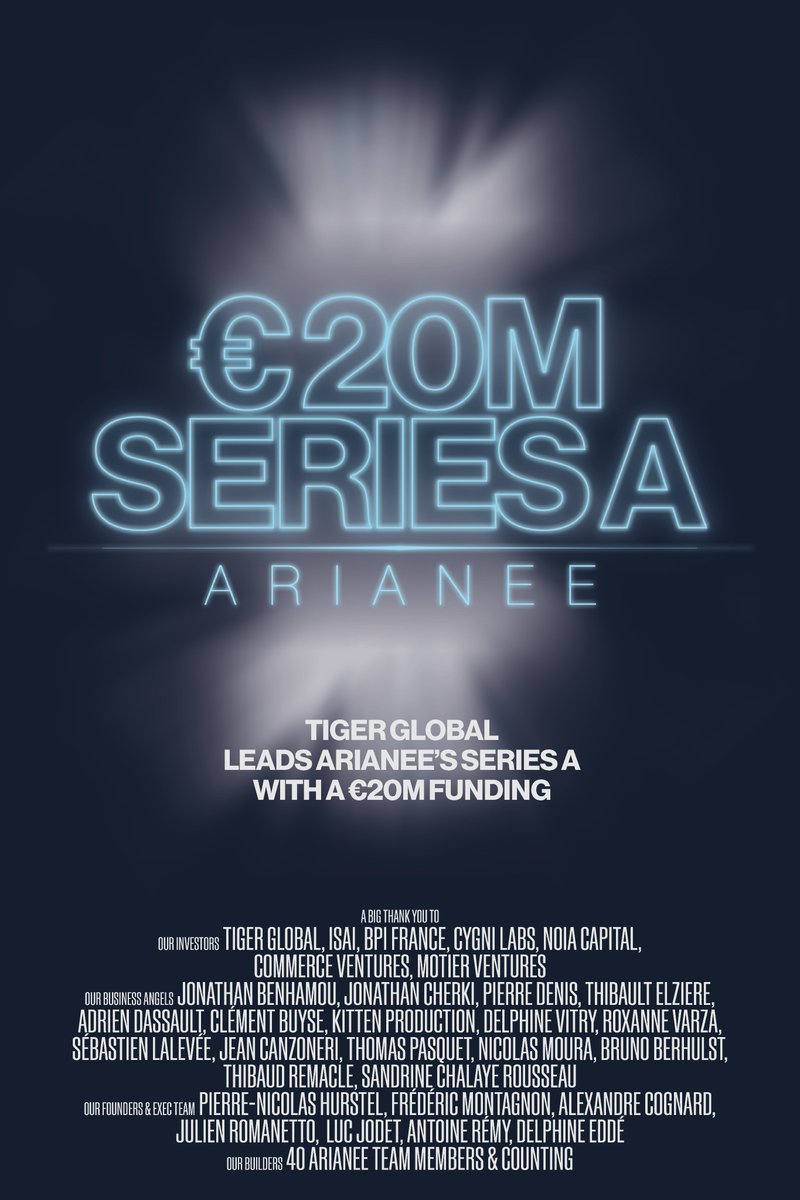 mr_pnh's tweet photo. 🚀gm Twitter! @ArianeeProject successfully raised €20M in Series A, led by #TigerGlobal 🚀 https://t.co/ZFYV99dBzZ