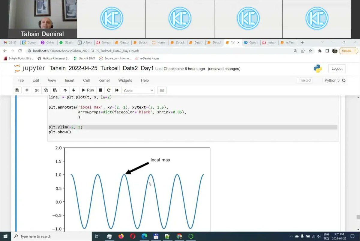 KnowledgeClubTR's tweet photo. 25-27-29 Nisan 2022  tarihlerinde Turkcell için DevOps Guru'larımızdan Tahsin Demiral hocamız ile birlikte düzenlemiş olduğumuz Python For Advanced Data Science eğitimimizi başarıyla tamamladık.

#Turkcell #DataScience #numpy #ndarray #CreatingArrays #Indexing https://t.co/dRAmNNNtB9