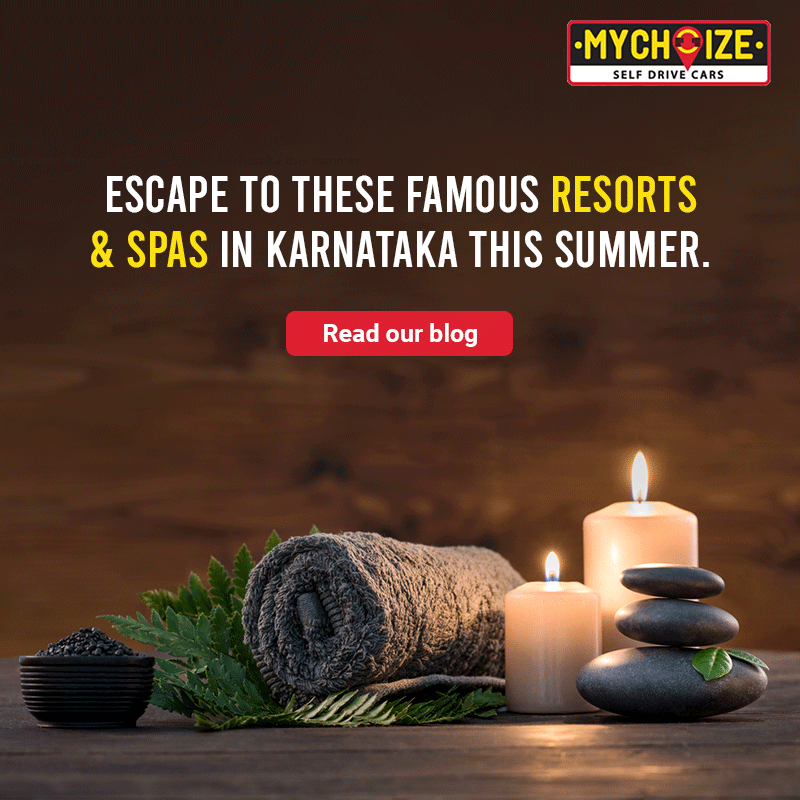 MyChoize_Cars's tweet photo. Escape to these famous resorts &amp; spas in Karnataka this summer. Read our blog at: https://t.co/PbDLPt3nMW
.
.
.
#mychoize #unlimitedkilometers #makeachoize #yourchoize #travellife #Selfdrive #traveldiaries #explore #explorelife #adventure #carsforselfdrive #selfdrivecars #blogs https://t.co/1FMuA7VSNp