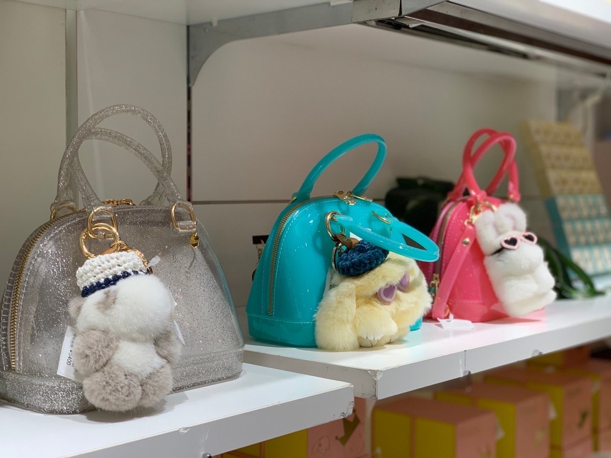 Floatsフローツ❣️もふもふさん バッグチャーム カクテルブルー
