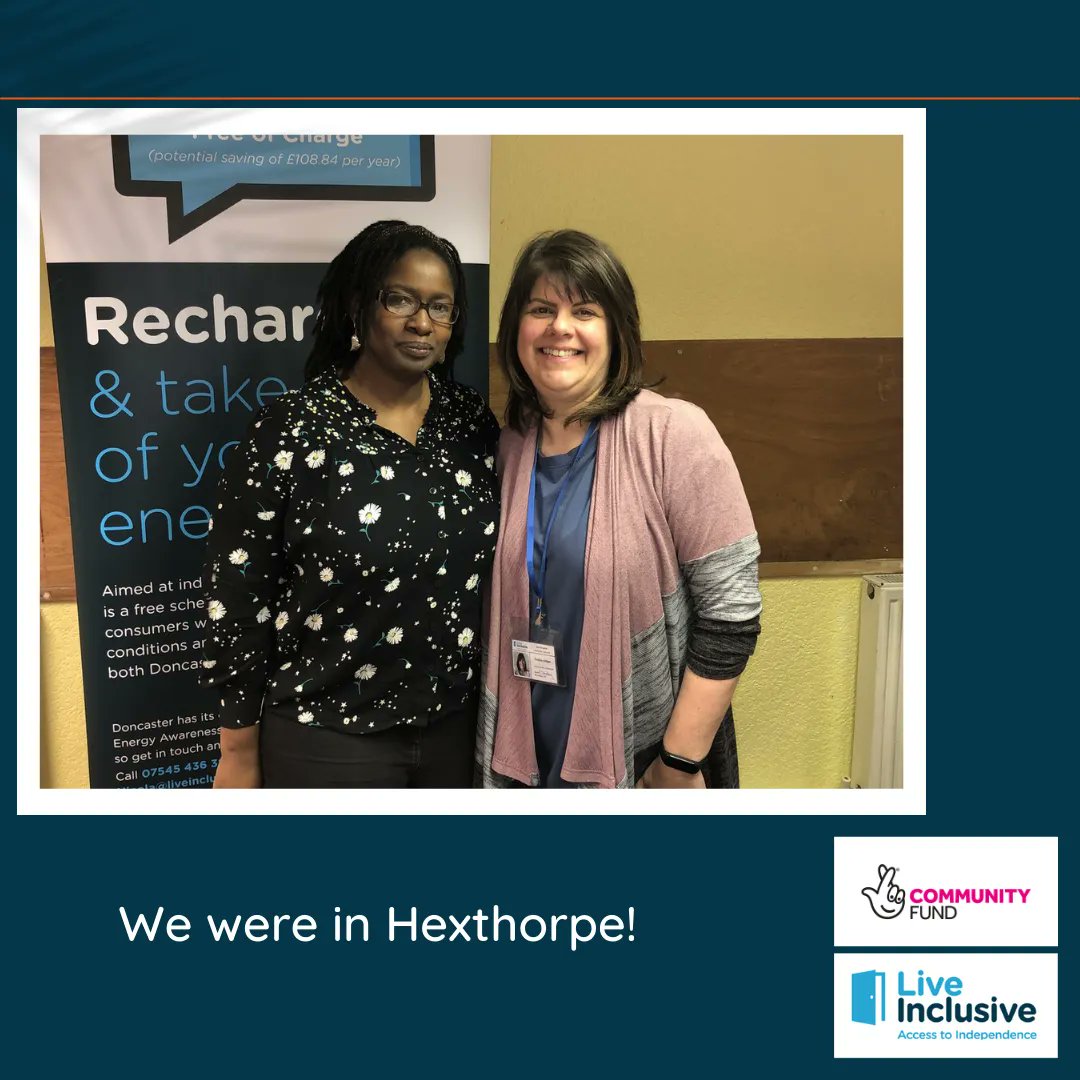 Live_Inclusive's tweet photo. Our Project Team were last week at the Poverty Action Day event at The Junction, #Hexthorpe hosted by #Doncaster Council @mydoncaster.
Thank you for playing the lottery. It ensures we are able to continue to serve people who need us.
#ilovedoncaster
#liveinclusive
@TNLComFund https://t.co/OkYjAoSKnG