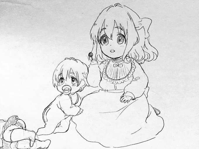 年齢操作がトレンドみたいなのでわたくしも年齢操作アイドル(らくがき)置いておきますわね

さいおんじきょうだいとたくみベビーとしゅがは幼児とおしめちん 