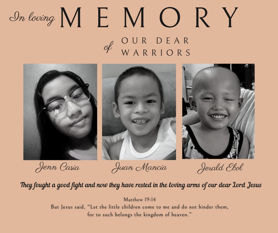 EHOPE_Cebu's tweet photo. To the Casia, Mancia, and Ebol Family, our heartfelt sympathy.

They fought a good fight! 👊🙏

They will be remembered and we are grateful that we had the opportunity to share special moments with them. ❣

From Everlasting Hope ❤

#love #hopeinjesus #everlastinghope https://t.co/yyQQugAMnj