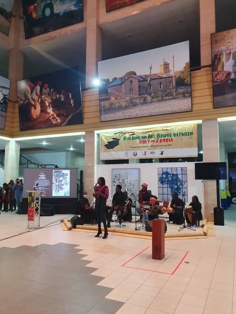 GermanyinZambia's tweet photo. Great opening night of the #FabricatedStories exhibition at LSK National Museum!
Very excited for @Kuwaha to have been selected by the German Academic Academic Exchange Service @DAAD_Germany to participate in the 2022 #MuseumLab project as the Women's History Museum of Zambia! https://t.co/ElUFm1IPrC