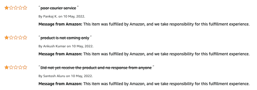 VSharma7474's tweet photo. This is to show the world how @amazon messes with Customers. Did not deliver and entire Customer Service headed by @AmitAgarwal could not do anything about it. I am that 1% which amazon is  about. Chng Customer Obsession to Customer Harassment. The 1% who suffers are in pic below https://t.co/OyfENZG4vc
