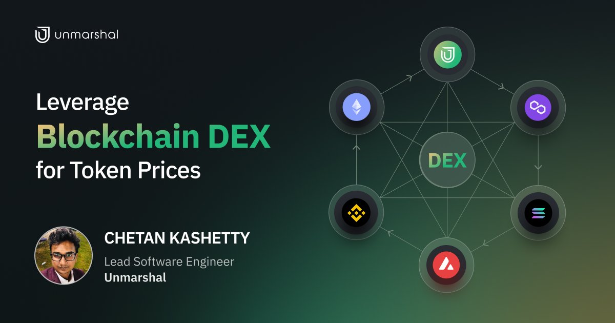 UnmarshalTech's tweet photo. 🗣️ Voice of #MARSHians

@chetankashetty, our Lead Software Engineer explains How to Leverage Blockchain DEX for Token Prices

🔗 https://t.co/jm5iwYTaqE https://t.co/HExaV1tPdV