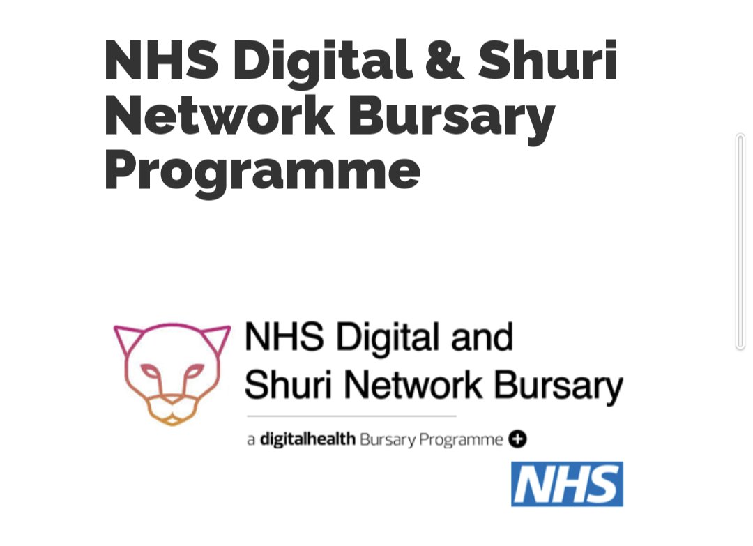 Interested in digital health ? Meet the Shuri team &amp; 350 health, care, digital leaders and innovators <a href="/DHSummerSchools/">Digital Health Summer Schools</a> . <a href="/NHSDigital/">NHS England Transformation</a> is sponsoring 20 places for Shuri members to attend in July ! Don't miss this fantastic opportunity. Apply today ! #DHSS22 digitalhealthsummerschools.com/nhs-digital-sh…