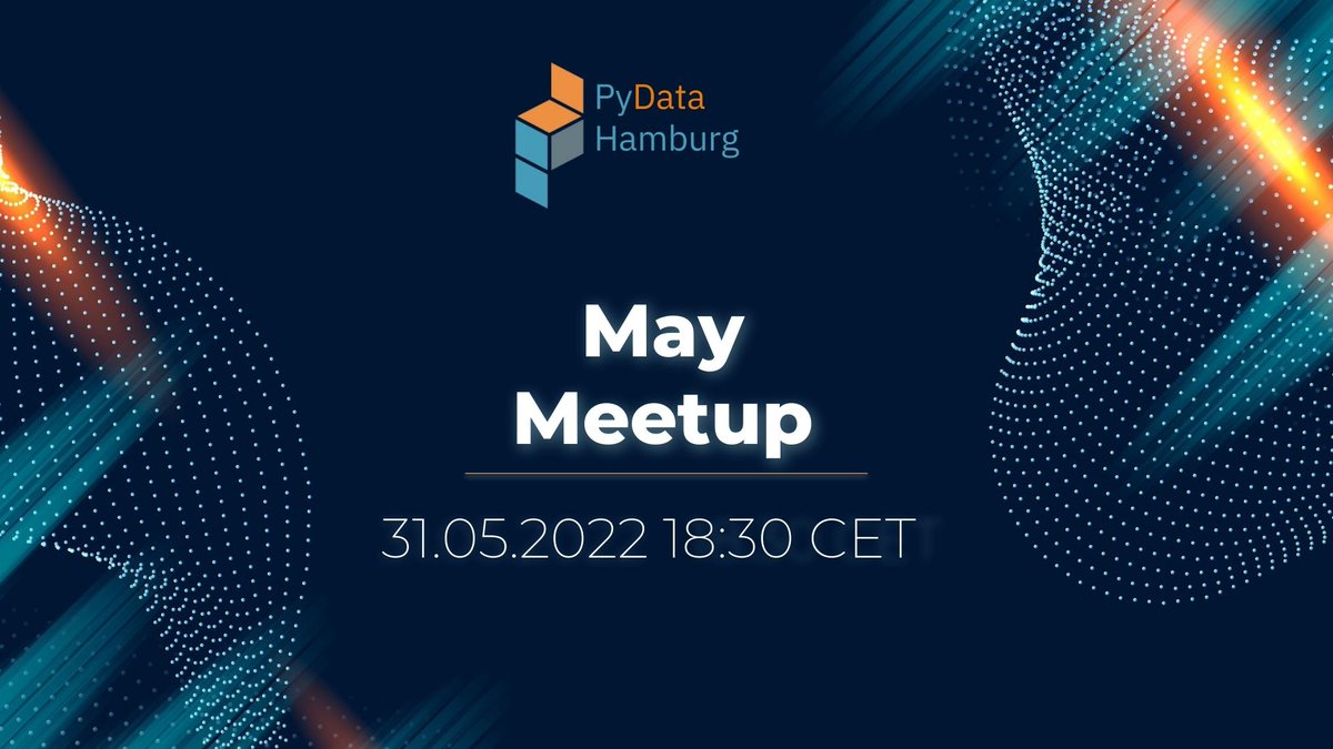 Dear PyData Hamburg Community!!!! Our next 2022 meetup will be on 31st May, and we are excited to have inspiring talks brought by Smriti Singh and Dr. @PaulElvers 
Sign up here! lnkd.in/eYHFb2fs😊
#pydata #nlp #MLOps #opensource #community #inclusion #techmeetup