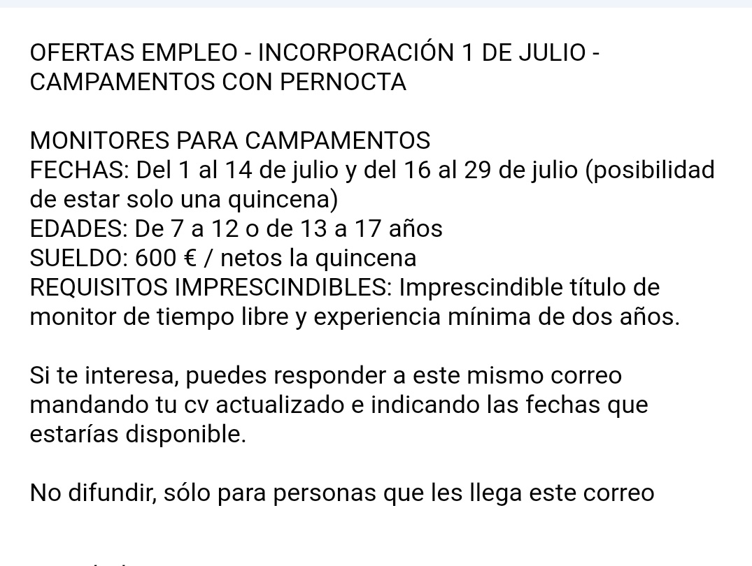 AprendeJavi's tweet photo. La "oferta de trabajo" https://t.co/kZMFQYJ3nW