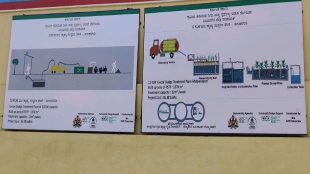 CDDIndia's tweet photo. The trial run of the 12 KLW #FaecalSludgeTreatmentPlant (FSTP) at Malapanagudi Gram Panchayat was carried out last week. 

This is part of our larger effort to improve rural #sanitation across the entire state of Karnataka.

This FSTP brings us a step closer to that goal! https://t.co/u9eyzpCrNq