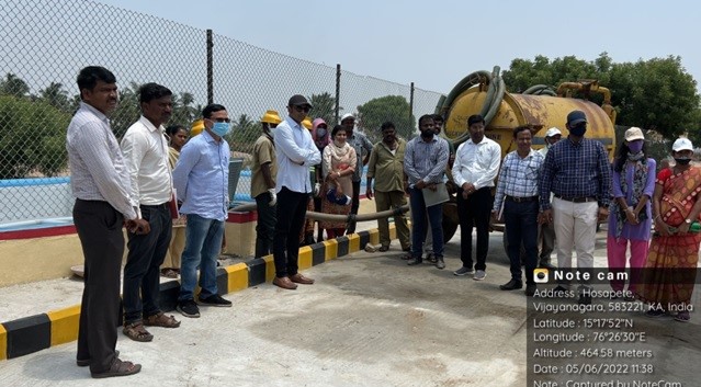 CDDIndia's tweet photo. The trial run of the 12 KLW #FaecalSludgeTreatmentPlant (FSTP) at Malapanagudi Gram Panchayat was carried out last week. 

This is part of our larger effort to improve rural #sanitation across the entire state of Karnataka.

This FSTP brings us a step closer to that goal! https://t.co/u9eyzpCrNq