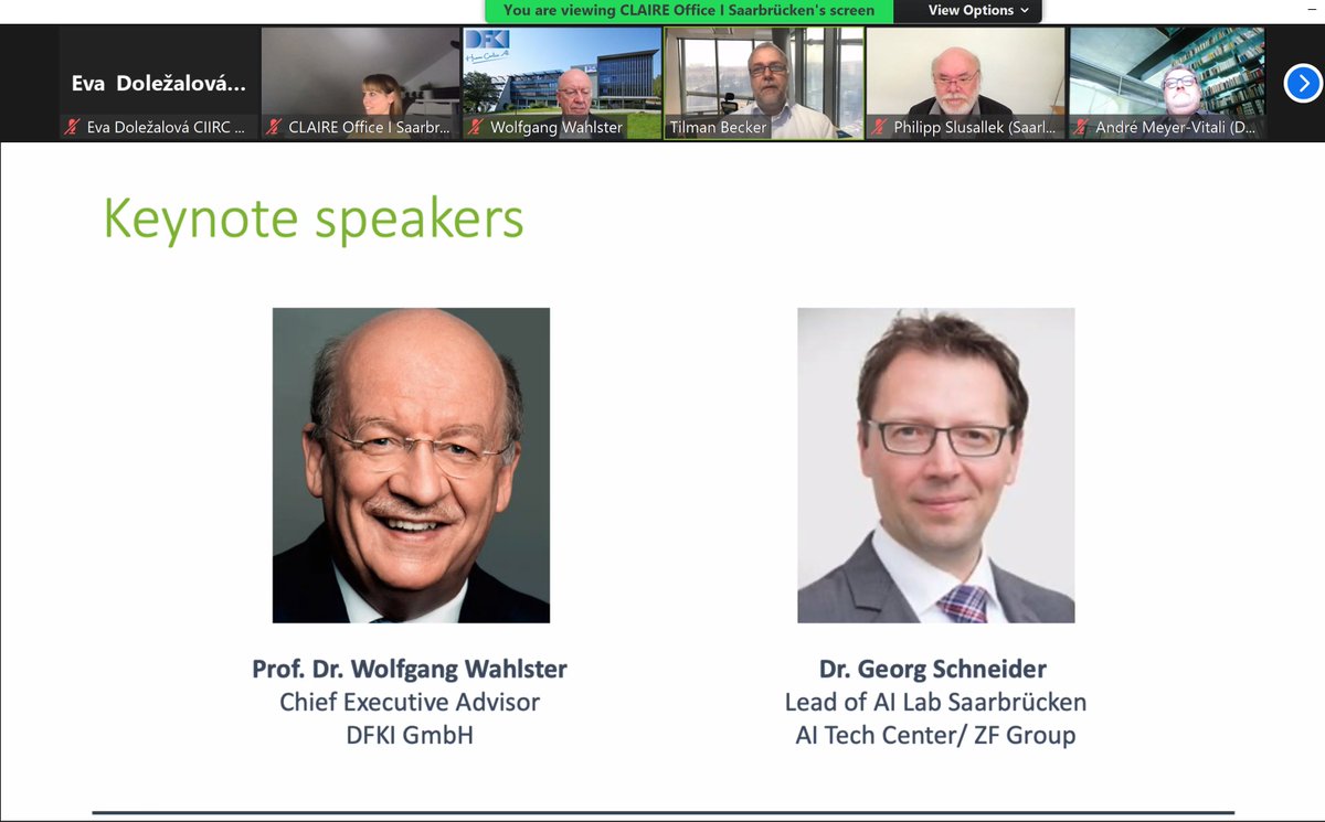 RICAIP_EU's tweet photo. Next Theme Development Workshop - #TDW - organised by #ICT48, #VISION, @vision_claire with a great help of @DFKI and @tilmanbecker,#RICAIP director, among the moderators, just started. What a great honour to have the opportunity to discuss the #AI for future #manufacturing! https://t.co/MbuaRi5QOd