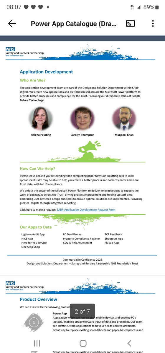 NHS friends. Appreciate your support in sharing this please.

Looking for other NHS Trusts that are creating their own MS Power Apps / Portals and would like join <a href="/SABPDigital/">SABP Digital</a> in forming an App sharing community.

@SABP_appdev <a href="/MpftDigital/">MPFT Digital (NHS)</a> #PowerApps #lowcode #PowerPortals