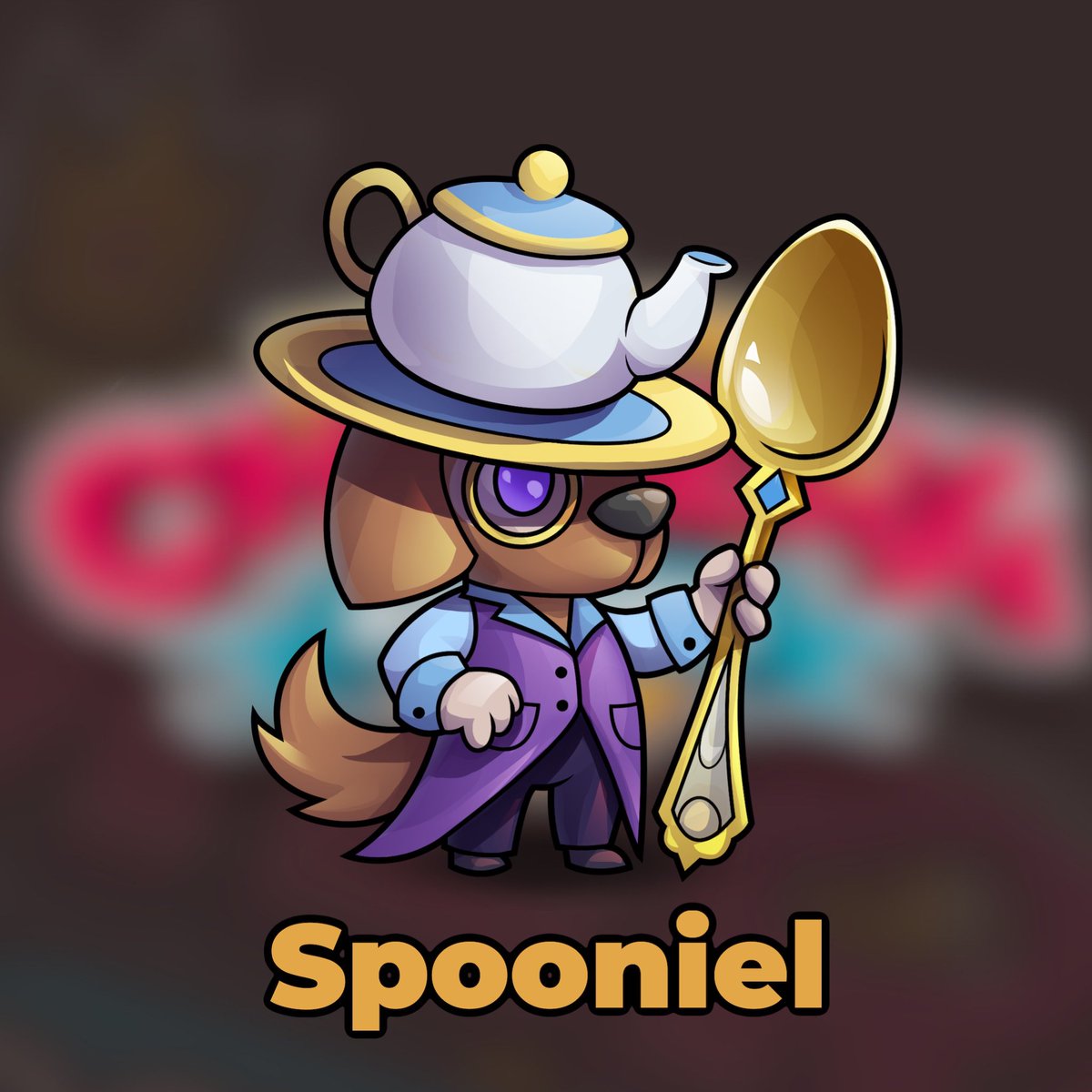 chimerakingdom's tweet photo. Sir Spooniel is ready for battle 😏

You may think that he is friendly and harmless. But behind the elegant manners lies a powerful warrior who doesn’t spare enemies as well as sweets for tea ☕️

Race: Sweet 
Class: Storyteller 
Rarity: Rare 

#chimerakingdom #nft https://t.co/UX3EDQMGDL