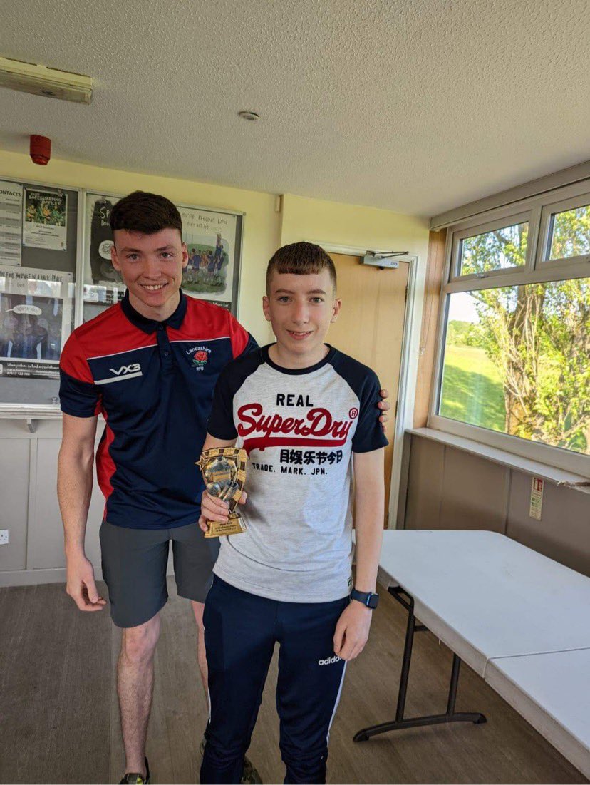 deaneryhigh's tweet photo. Almost a clean sweep of awards for Y8 @deaneryhigh pupils at @WiganRufc Wigan Rugby Union FC U13’s end of year presentation.
Coaches player of the season - Deacon Charnock.
Parents player of the season - Matthew Kitchen.
Most improved player - Harley Knight. Well done boys! https://t.co/7J2b38eEVr