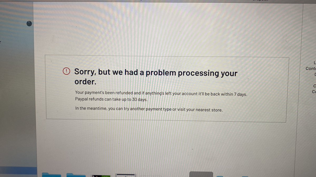 tinatwee's tweet photo. @ArgosHelpers @Argos_Online it’s been a week that I have been trying to place an order and keep getting a processing error. I can’t speak to anyone over the phone. Is your site down? https://t.co/RSr4VE5ARi