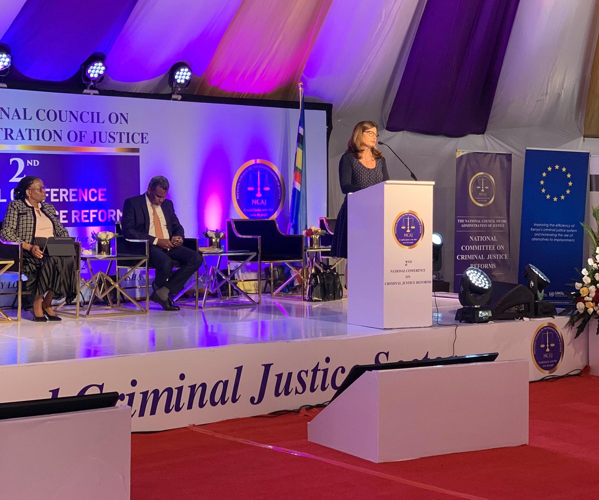 UNODCEastAfrica's tweet photo. #Kenya: #Kickoff - @NCAJ_KE conference #HappeningNow
"@EUinKenya🇪🇺 is privileged to support you through the #PLEADYetu. As @NCAJ_KE it is key that you come together to coordinate all the #actors in the #justicechain to push for improvements."@EUAmbKenya
#criminaljusticereforms https://t.co/lMmBxJMenK