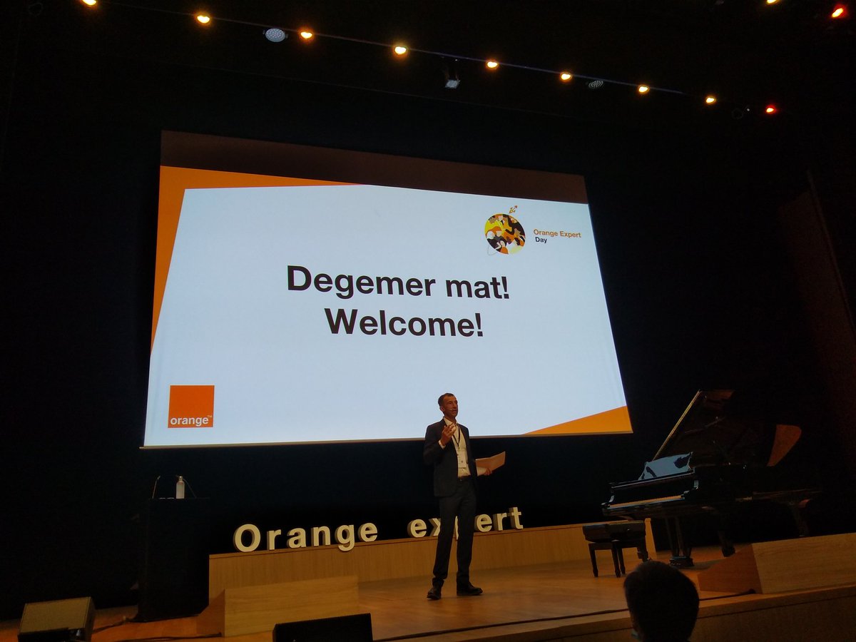 Vincent Marcatte, director of #orangeexpert program has a dream:  each Orange executive would involve an Orange Expert community at least once a year".