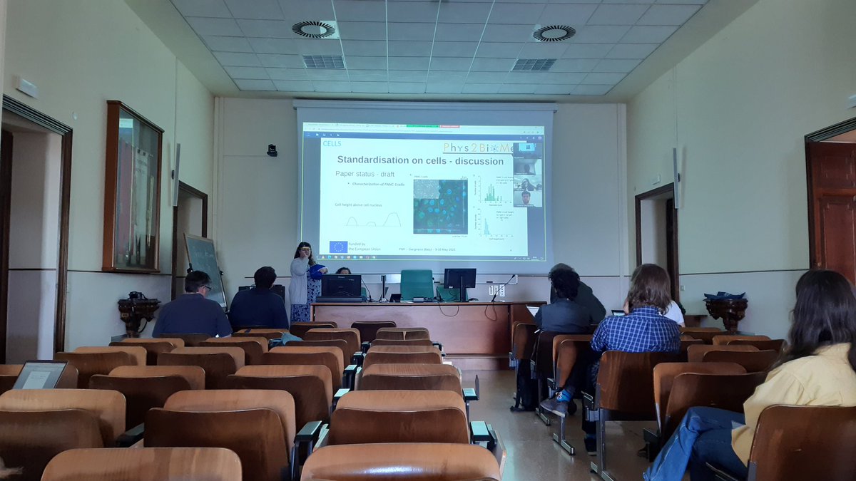 Phys2BioMed's tweet photo. Second day of Progress meeting!
@lekka_lab @MSCActions
#phys2biomed #mscactions #researchlife #phdlife #science #mechanobiology #itn #afm #biomechanics #biophysics https://t.co/X3xBtG7x6i
